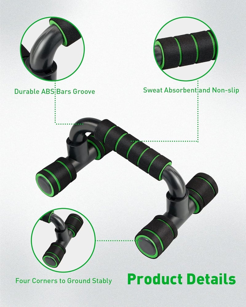 CUNCUI Push up Bar, Structure Portable for Home Fitness Training, Push Up Stands Handle for Floor Workouts, Suitable for Men and Women. - Image 3